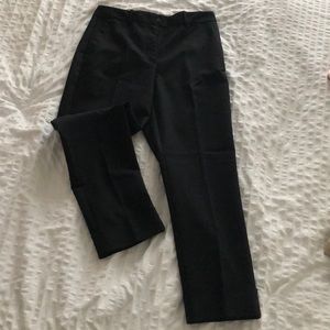 Zara Cropped and Cuffed Straight Leg Pants